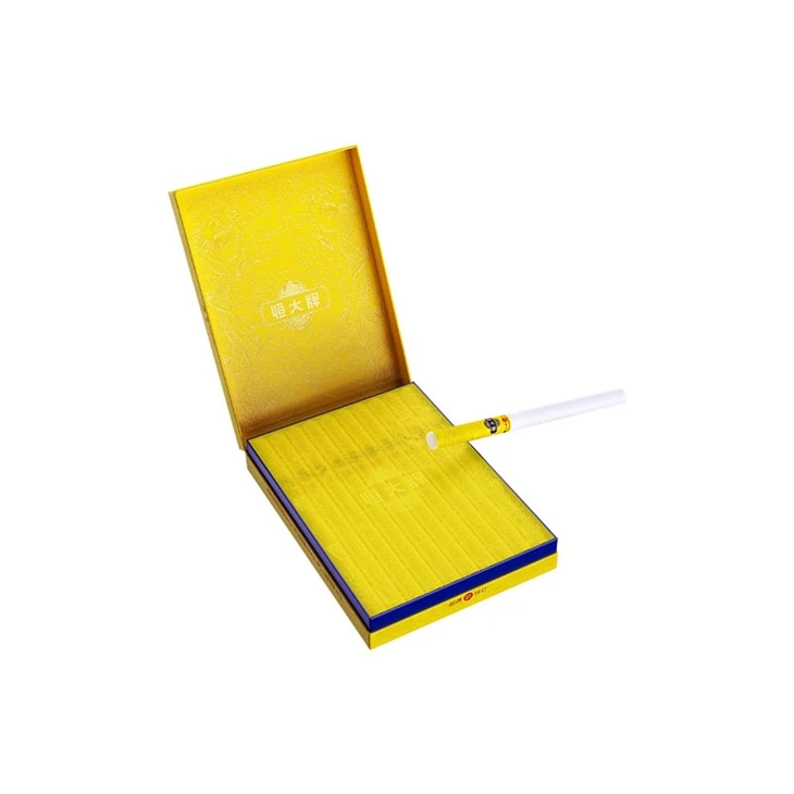 Cigarette Hinged Lid Boxes Of Cardboard factory